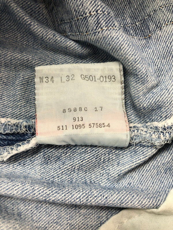 【中古品】【メンズ】 LEVI'S リーバイス 90's 501 DENIM PANTS G501-0193 USA製 95年製 501 デニムパンツ ボトムス 157-260624-rt-29-tagh サイズ：W34 カラー：インディゴ 万代Net店