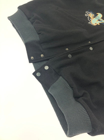 【中古品】【メンズ】 GENZAI ゲンザイ STADIUM JACKET GZ1020 スタジアム ジャケット スタジャン アウター 147-260622-na-26-tagh サイズ：L カラー：ブラック 万代Net店