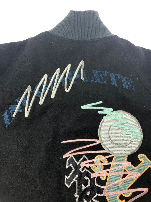 【中古品】【メンズ】 GENZAI ゲンザイ STADIUM JACKET GZ1020 スタジアム ジャケット スタジャン アウター 147-260622-na-26-tagh サイズ：L カラー：ブラック 万代Net店