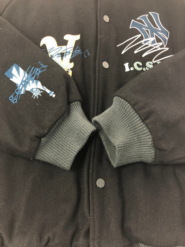 【中古品】【メンズ】 GENZAI ゲンザイ STADIUM JACKET GZ1020 スタジアム ジャケット スタジャン アウター 147-260622-na-26-tagh サイズ：L カラー：ブラック 万代Net店