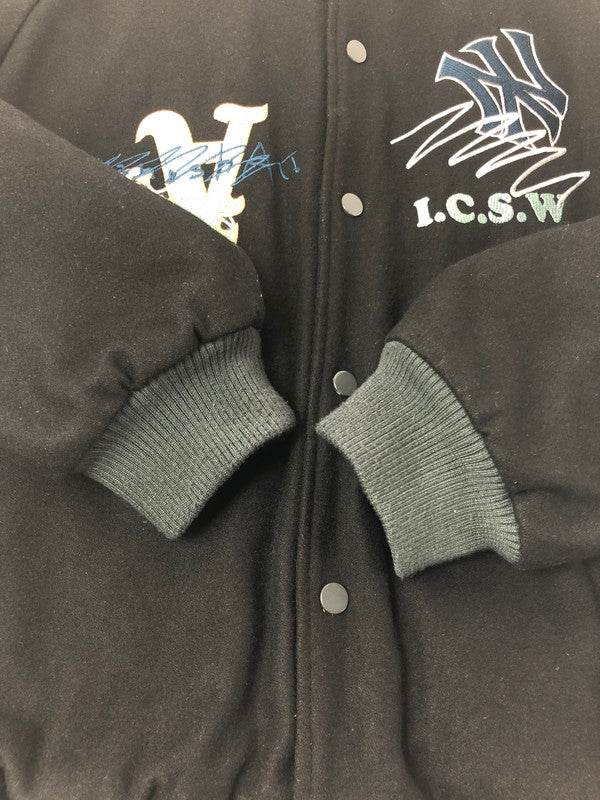【中古品】【メンズ】 GENZAI ゲンザイ STADIUM JACKET GZ1020 スタジアム ジャケット スタジャン アウター 147-260622-na-26-tagh サイズ：L カラー：ブラック 万代Net店