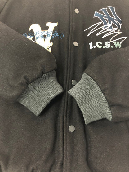 【中古品】【メンズ】 GENZAI ゲンザイ STADIUM JACKET GZ1020 スタジアム ジャケット スタジャン アウター 147-260622-na-26-tagh サイズ：L カラー：ブラック 万代Net店