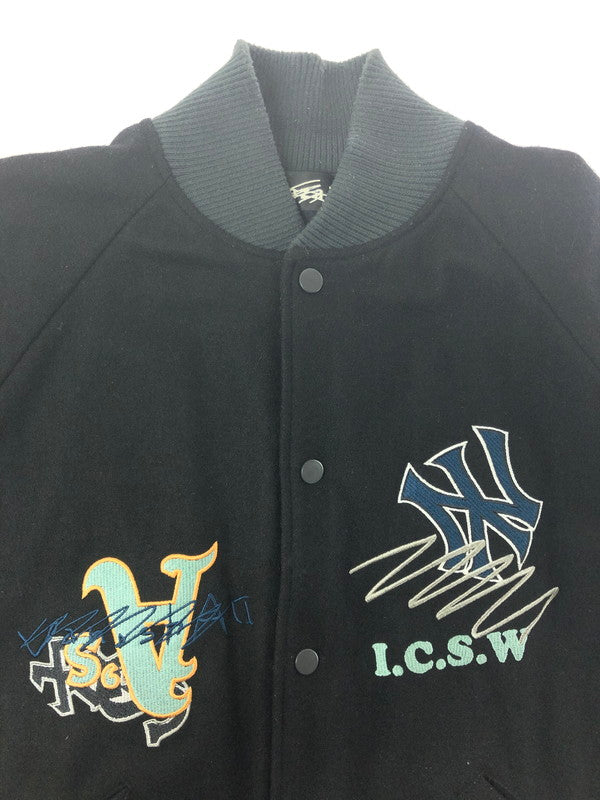 【中古品】【メンズ】 GENZAI ゲンザイ STADIUM JACKET GZ1020 スタジアム ジャケット スタジャン アウター 147-260622-na-26-tagh サイズ：L カラー：ブラック 万代Net店