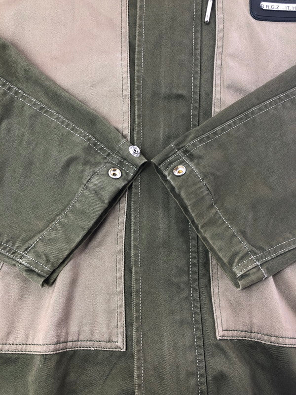 【現状渡し品】【メンズ】 DIESEL ディーゼル J SIVILL SOL JACKET シヴィル ソル ジャケット アウター 141-260622-na-27-tagh サイズ：L カラー：オリーブ系 万代Net店