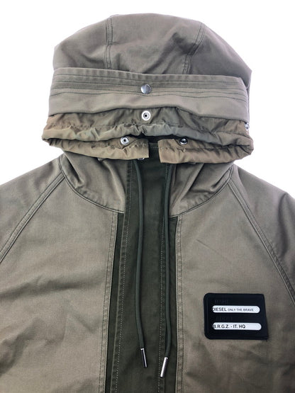 【現状渡し品】【メンズ】 DIESEL ディーゼル J SIVILL SOL JACKET シヴィル ソル ジャケット アウター 141-260622-na-27-tagh サイズ：L カラー：オリーブ系 万代Net店