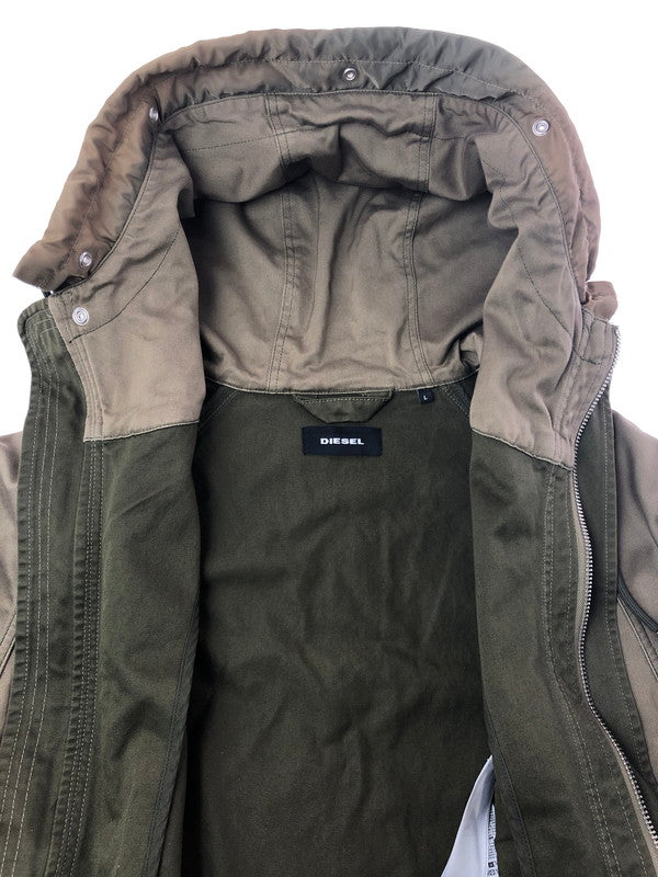 【現状渡し品】【メンズ】 DIESEL ディーゼル J SIVILL SOL JACKET シヴィル ソル ジャケット アウター 141-260622-na-27-tagh サイズ：L カラー：オリーブ系 万代Net店