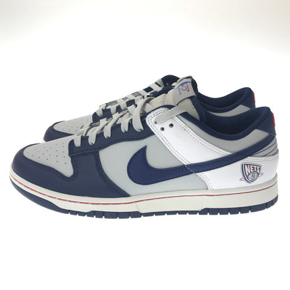 【中古品】【メンズ】 NIKE ナイキ × NBA エヌビーエー DUNK LOW EMB 75TH ANNIVERSARY NETS DD3363-001 ダンク ロー ネッツ スニーカー 靴 160-260612-na-17-tagh サイズ：29cm US 11 カラー：GREY FOG/BLUE VOID-WHITE 万代Net店