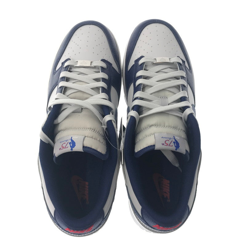 【中古品】【メンズ】 NIKE ナイキ × NBA エヌビーエー DUNK LOW EMB 75TH ANNIVERSARY NETS DD3363-001 ダンク ロー ネッツ スニーカー 靴 160-260612-na-17-tagh サイズ：29cm US 11 カラー：GREY FOG/BLUE VOID-WHITE 万代Net店