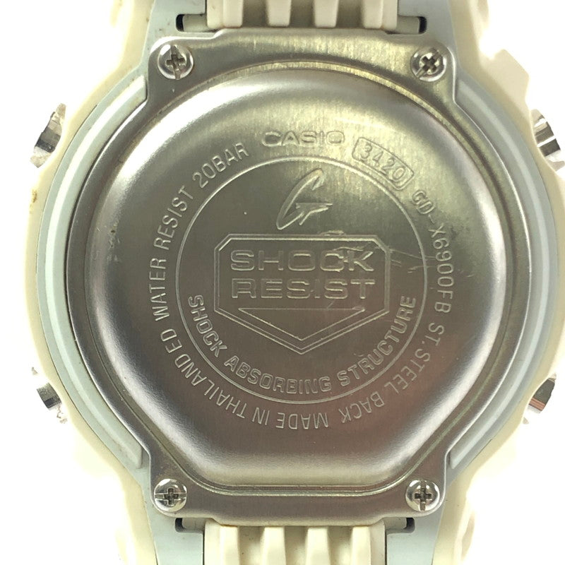 【現状渡し品】【メンズ】 G-SHOCK ジーショック GD-X6900FB-7JF DEGITAL X6900 SERIES デジタル クォーツ 腕時計 196-260620-na-10-tagh カラー：ホワイト 万代Net店