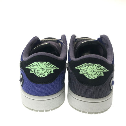【中古美品】【メンズ】 NIKE ナイキ × ZION WILLIAMSON ザイオン ウィリアムソン AIR JORDAN 1 LOW OG IH2309-500 エアジョーダン 1 ロー スニーカー 靴 160-260612-na-11-tagh サイズ：27cm US 9 カラー：REGENCY PURPLE/VAPOR GREEN-BLACK 万代Net店