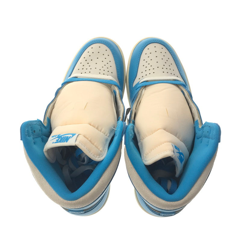 【中古美品】【メンズ】 NIKE ナイキ AIR JORDAN 1 HIGH OG DZ5485-402 エアジョーダン 1 ハイ スニーカー 靴 160-260612-na-12-tagh サイズ：27cm US 9 カラー：DARK POWDER BLUE/SAIL 万代Net店