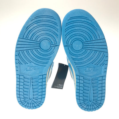 【中古美品】【メンズ】 NIKE ナイキ AIR JORDAN 1 HIGH OG DZ5485-402 エアジョーダン 1 ハイ スニーカー 靴 160-260612-na-12-tagh サイズ：27cm US 9 カラー：DARK POWDER BLUE/SAIL 万代Net店