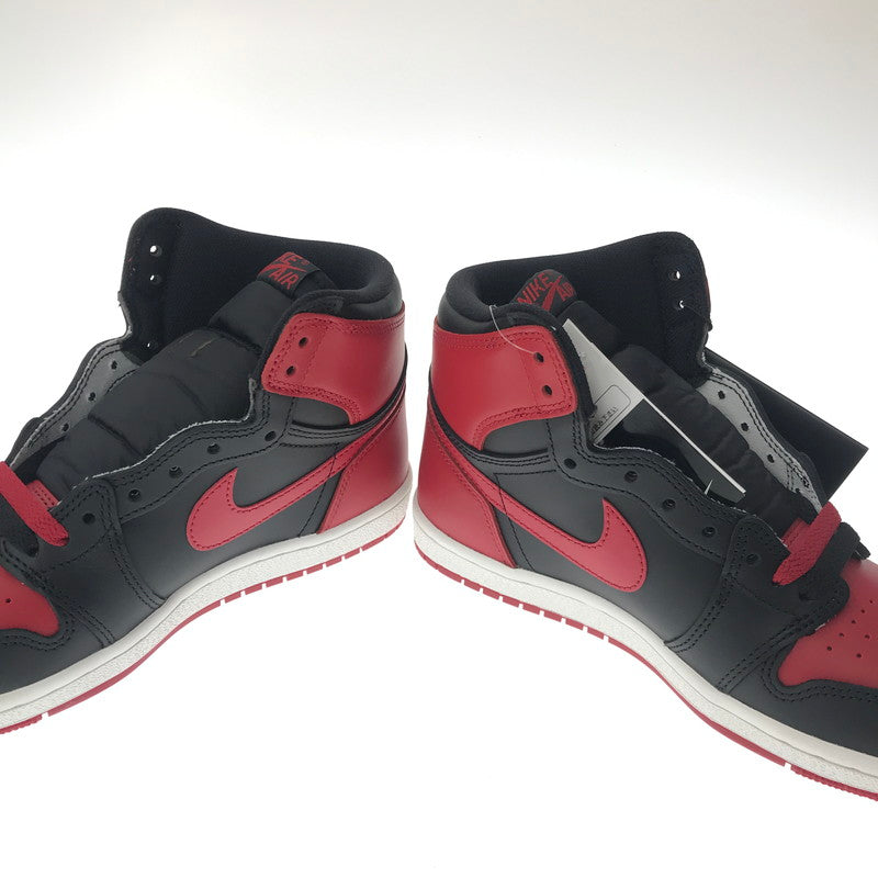 【中古美品】【メンズ】 NIKE ナイキ AIR JORDAN 1 HIGH 85 HV6674-067 エアジョーダン 1 ハイ 85 スニーカー 靴 160-260612-na-13-tagh サイズ：26.5cm US 8.5 カラー：BLACK/VARSITY RED-WHITE 万代Net店