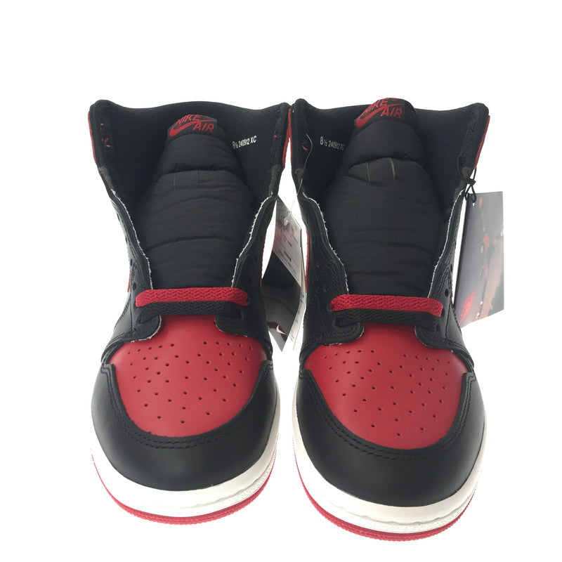 【中古美品】【メンズ】 NIKE ナイキ AIR JORDAN 1 HIGH 85 HV6674-067 エアジョーダン 1 ハイ 85 スニーカー 靴 160-260612-na-13-tagh サイズ：26.5cm US 8.5 カラー：BLACK/VARSITY RED-WHITE 万代Net店