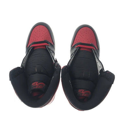 【中古美品】【メンズ】 NIKE ナイキ AIR JORDAN 1 HIGH 85 HV6674-067 エアジョーダン 1 ハイ 85 スニーカー 靴 160-260612-na-13-tagh サイズ：26.5cm US 8.5 カラー：BLACK/VARSITY RED-WHITE 万代Net店