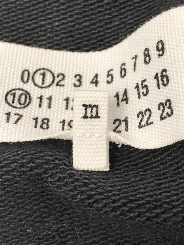 【中古品】【メンズ】 MAISON MARGIELA メゾン マルジェラ EMBROIDERED LOGO HOODIE S50HG0046 エンブロイダーロゴ フーディー パーカー 141-260703-YY-11-tagh サイズ：M カラー：ブラック 万代Net店