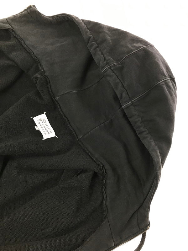 【中古品】【メンズ】 MAISON MARGIELA メゾン マルジェラ EMBROIDERED LOGO HOODIE S50HG0046 エンブロイダーロゴ フーディー パーカー 141-260703-YY-11-tagh サイズ：M カラー：ブラック 万代Net店