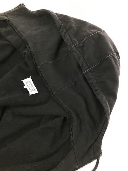 【中古品】【メンズ】 MAISON MARGIELA メゾン マルジェラ EMBROIDERED LOGO HOODIE S50HG0046 エンブロイダーロゴ フーディー パーカー 141-260703-YY-11-tagh サイズ：M カラー：ブラック 万代Net店