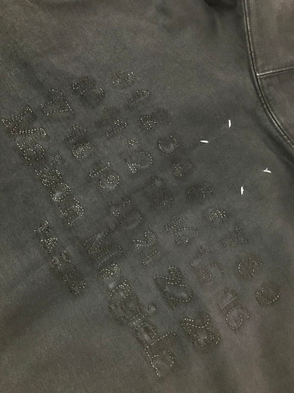 【中古品】【メンズ】 MAISON MARGIELA メゾン マルジェラ EMBROIDERED LOGO HOODIE S50HG0046 エンブロイダーロゴ フーディー パーカー 141-260703-YY-11-tagh サイズ：M カラー：ブラック 万代Net店