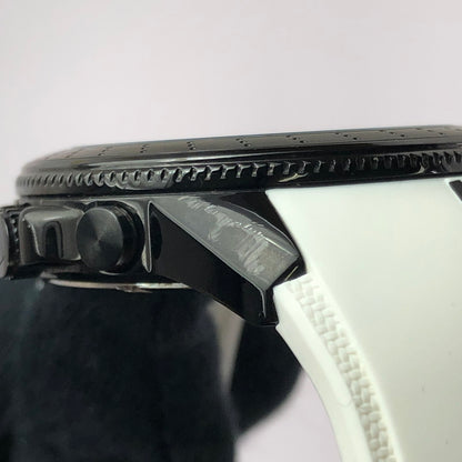 【中古品】【メンズ】 TOMMY HILFIGER トミーヒルフィガー AIDEN QUARTZ WATCH TH.430.1.34.3094 エイデン クォーツ ウォッチ 腕時計 198-260620-na-08-tagh カラー：ホワイト/ブラック 万代Net店