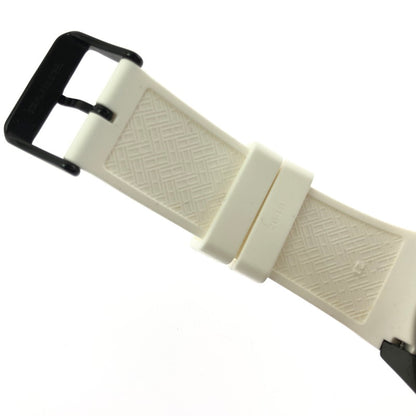 【中古品】【メンズ】 TOMMY HILFIGER トミーヒルフィガー AIDEN QUARTZ WATCH TH.430.1.34.3094 エイデン クォーツ ウォッチ 腕時計 198-260620-na-08-tagh カラー：ホワイト/ブラック 万代Net店