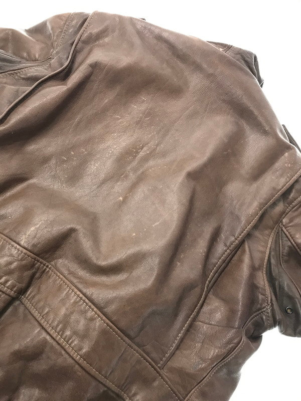 【中古品】【メンズ】 SCHOTT ショット 70's～80's I.S.674.M.S FLIGHT JACKET 70～80年代 フライト ジャケット アウター　ヴィンテージ 146-260704-rt-05-tag サイズ：38 カラー：ブラウン 万代Net店