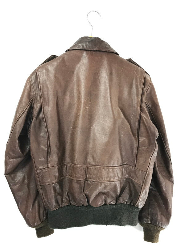 【中古品】【メンズ】 SCHOTT ショット 70's～80's I.S.674.M.S FLIGHT JACKET 70～80年代 フライト ジャケット アウター　ヴィンテージ 146-260704-rt-05-tag サイズ：38 カラー：ブラウン 万代Net店