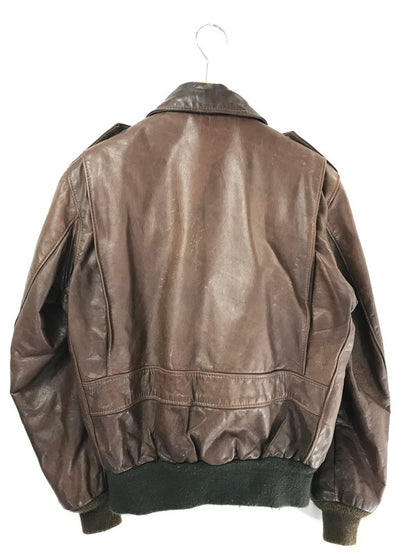 【中古品】【メンズ】 SCHOTT ショット 70's～80's I.S.674.M.S FLIGHT JACKET 70～80年代 フライト ジャケット アウター　ヴィンテージ 146-260704-rt-05-tag サイズ：38 カラー：ブラウン 万代Net店