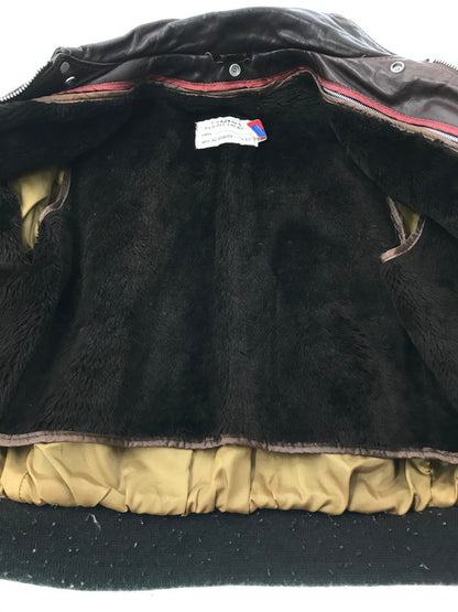 【中古品】【メンズ】 SCHOTT ショット 70's～80's I.S.674.M.S FLIGHT JACKET 70～80年代 フライト ジャケット アウター　ヴィンテージ 146-260704-rt-05-tag サイズ：38 カラー：ブラウン 万代Net店