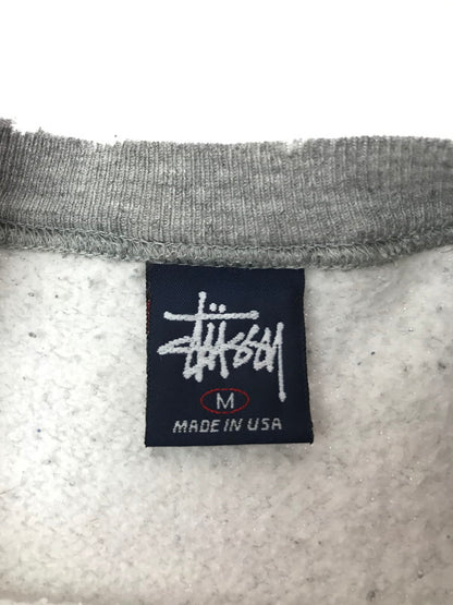 【中古品】【メンズ】 STUSSY ステューシー 90's PATCH S LOGO CREW NECK SWEAT パッチ ロゴ クルーネック スウェット トレーナー トップス 142-260625-rt-16-tagh サイズ：M カラー：グレー 万代Net店