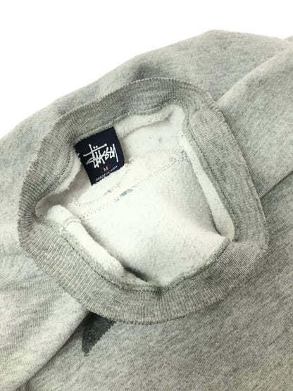 【中古品】【メンズ】 STUSSY ステューシー 90's PATCH S LOGO CREW NECK SWEAT パッチ ロゴ クルーネック スウェット トレーナー トップス 142-260625-rt-16-tagh サイズ：M カラー：グレー 万代Net店