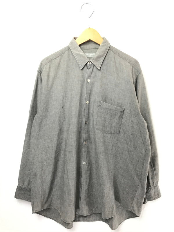 【現状渡し品】【メンズ】 COMME DES GARCONS HOMME コムデギャルソン オム 90S L/S CHAMBRAY SHIRT 90年代 シャンブレーシャツ 長袖シャツ 140-260621-na-07-tagh サイズ：サイズ不明　下記参照 カラー：グレー系 万代Net店