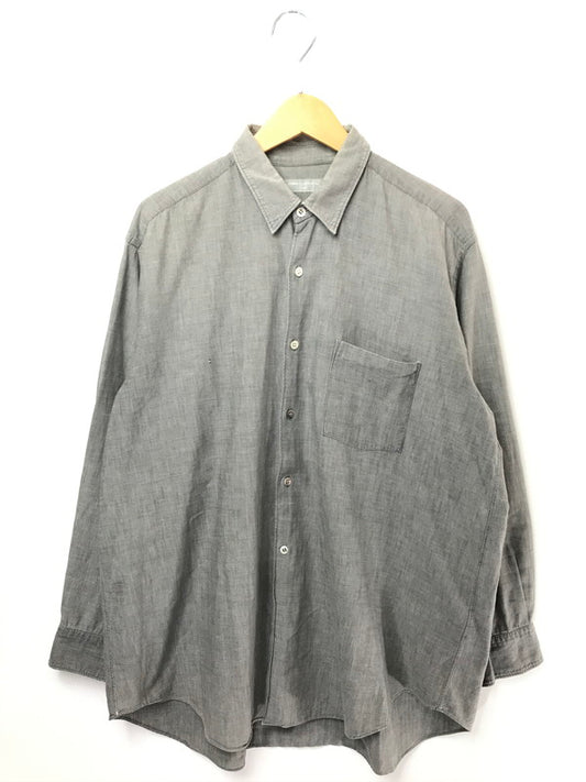 【現状渡し品】【メンズ】 COMME DES GARCONS HOMME コムデギャルソン オム 90S L/S CHAMBRAY SHIRT 90年代 シャンブレーシャツ 長袖シャツ 140-260621-na-07-tagh サイズ：サイズ不明　下記参照 カラー：グレー系 万代Net店
