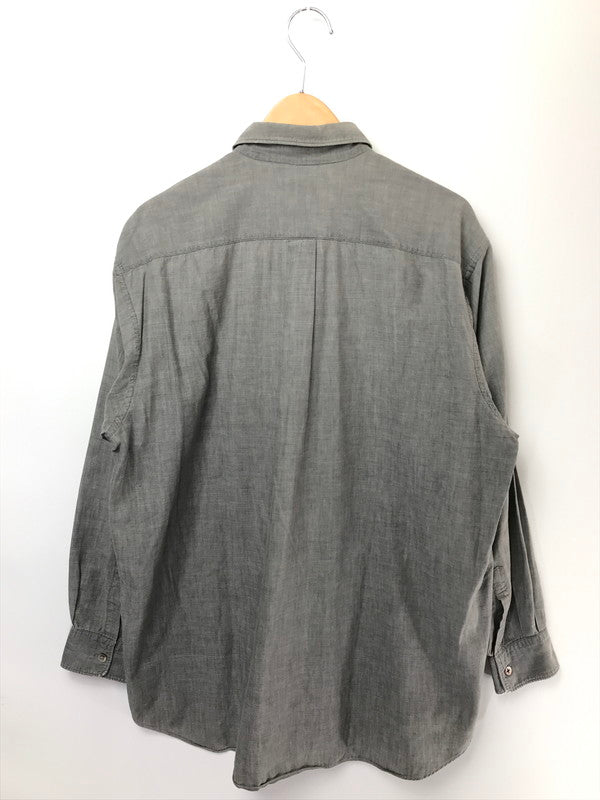 【現状渡し品】【メンズ】 COMME DES GARCONS HOMME コムデギャルソン オム 90S L/S CHAMBRAY SHIRT 90年代 シャンブレーシャツ 長袖シャツ 140-260621-na-07-tagh サイズ：サイズ不明　下記参照 カラー：グレー系 万代Net店