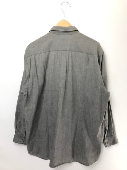 【現状渡し品】【メンズ】 COMME DES GARCONS HOMME コムデギャルソン オム 90S L/S CHAMBRAY SHIRT 90年代 シャンブレーシャツ 長袖シャツ 140-260621-na-07-tagh サイズ：サイズ不明　下記参照 カラー：グレー系 万代Net店