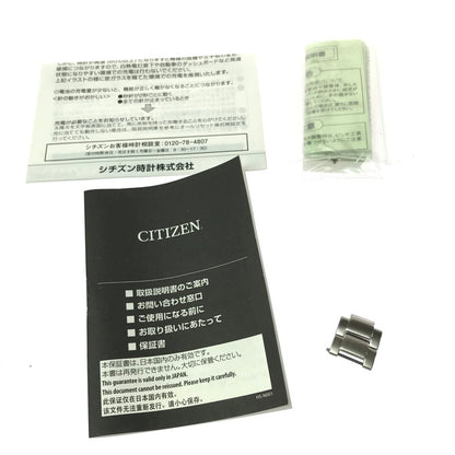 【中古品】【メンズ】 CITIZEN シチズン ECO-DRIVE E031-S103720 エコドライブ アナログ ソーラー 腕時計 197-260621-rt-27-tagh カラー：シルバー 万代Net店