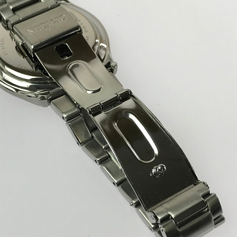 【中古品】【メンズ】 CITIZEN シチズン ECO-DRIVE E031-S103720 エコドライブ アナログ ソーラー 腕時計 197-260621-rt-27-tagh カラー：シルバー 万代Net店