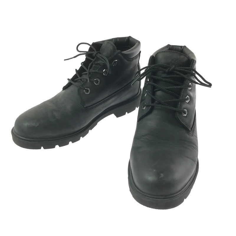 【中古品】【メンズ】 TIMBERLAND ティンバーランド BASIC CHUKKA WP A2QPZ ベーシック チャッカ ウォータープルーフ ブーツ 靴 164-260706-na-15-tagh サイズ：25cm US 7 W カラー：BLACK 万代Net店