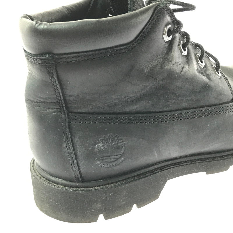 【中古品】【メンズ】 TIMBERLAND ティンバーランド BASIC CHUKKA WP A2QPZ ベーシック チャッカ ウォータープルーフ ブーツ 靴 164-260706-na-15-tagh サイズ：25cm US 7 W カラー：BLACK 万代Net店