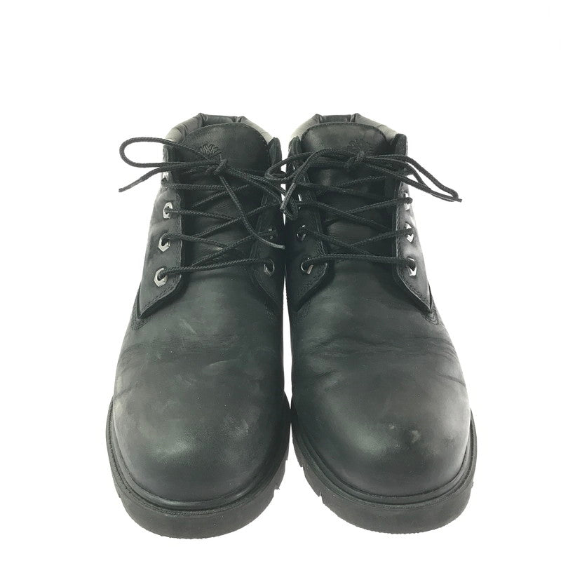 【中古品】【メンズ】 TIMBERLAND ティンバーランド BASIC CHUKKA WP A2QPZ ベーシック チャッカ ウォータープルーフ ブーツ 靴 164-260706-na-15-tagh サイズ：25cm US 7 W カラー：BLACK 万代Net店