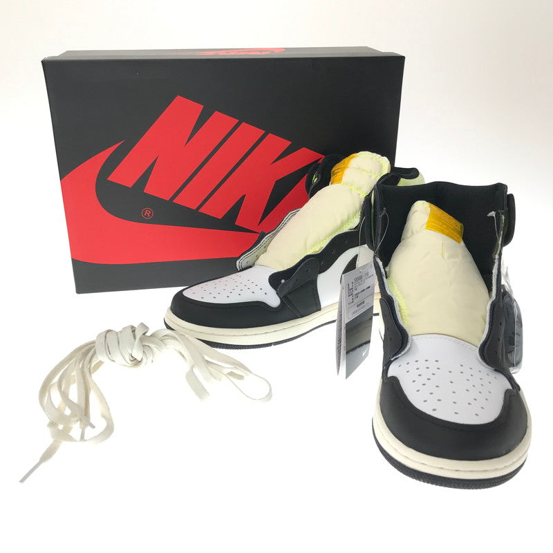 【中古美品】【メンズ】 NIKE ナイキ AIR JORDAN 1 HIGH OG 555088-118 エアジョーダン 1 ハイ スニーカー 靴 160-260616-na-15-tagh サイズ：28cm US 10 カラー：WHITE/BLACK-VOLT 万代Net店