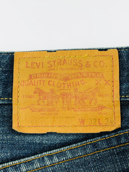 【中古品】【メンズ】 LEVI'S リーバイス VINTAGE CLOTHING 71501 DENIM PANTS 71501 デニムパンツ 復刻 08年製 日本製 ジーンズ ボトムス 156-260703-YY-10-tagh サイズ：W32 カラー：ブルー 万代Net店