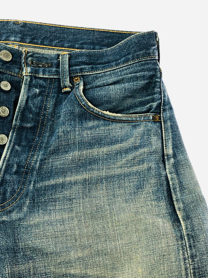 【中古品】【メンズ】 LEVI'S リーバイス VINTAGE CLOTHING 71501 DENIM PANTS 71501 デニムパンツ 復刻 08年製 日本製 ジーンズ ボトムス 156-260703-YY-10-tagh サイズ：W32 カラー：ブルー 万代Net店