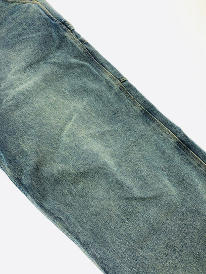 【中古品】【メンズ】 NAUTICA ノーティカ CRUSHED PAINTER DENIM PANTS 241-1457 クラッシュド ペインター デニム パンツ ボトムス 158-260702-rt-10-tag サイズ：L カラー：インディゴ 万代Net店