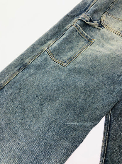【中古品】【メンズ】 NAUTICA ノーティカ CRUSHED PAINTER DENIM PANTS 241-1457 クラッシュド ペインター デニム パンツ ボトムス 158-260702-rt-10-tag サイズ：L カラー：インディゴ 万代Net店