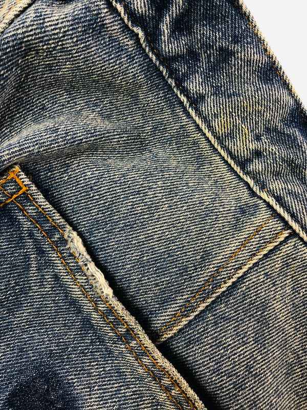 【中古品】【メンズ】 NAUTICA ノーティカ CRUSHED PAINTER DENIM PANTS 241-1457 クラッシュド ペインター デニム パンツ ボトムス 158-260702-rt-10-tag サイズ：L カラー：インディゴ 万代Net店