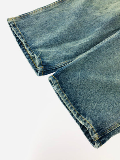 【中古品】【メンズ】 NAUTICA ノーティカ CRUSHED PAINTER DENIM PANTS 241-1457 クラッシュド ペインター デニム パンツ ボトムス 158-260702-rt-10-tag サイズ：L カラー：インディゴ 万代Net店