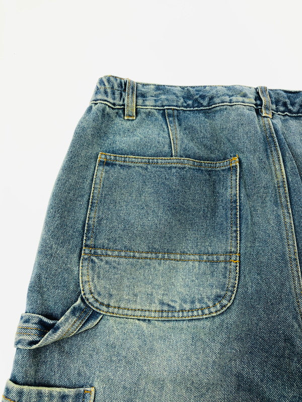 【中古品】【メンズ】 NAUTICA ノーティカ CRUSHED PAINTER DENIM PANTS 241-1457 クラッシュド ペインター デニム パンツ ボトムス 158-260702-rt-10-tag サイズ：L カラー：インディゴ 万代Net店