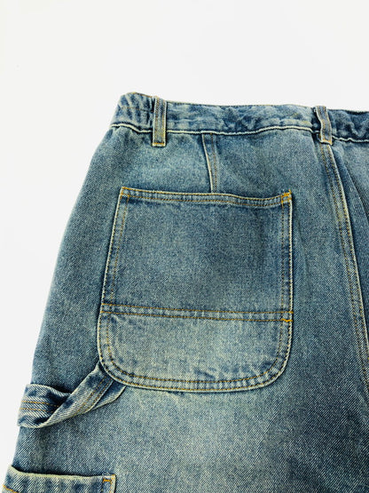 【中古品】【メンズ】 NAUTICA ノーティカ CRUSHED PAINTER DENIM PANTS 241-1457 クラッシュド ペインター デニム パンツ ボトムス 158-260702-rt-10-tag サイズ：L カラー：インディゴ 万代Net店