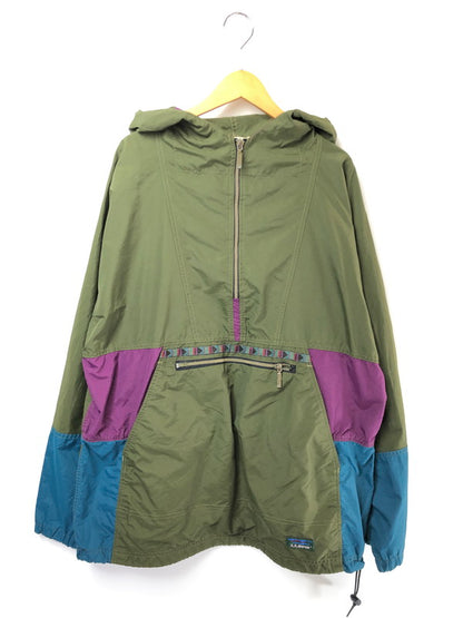 【現状渡し品】【メンズ】 L.L.BEAN エルエルビーン 80～90's ANORAK HOODIE 80～90年代 アノラック フーディー ライトアウター 146-260628-rt-04-tagh カラー：カーキ 万代Net店